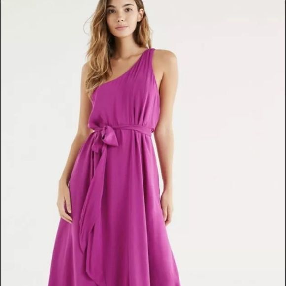 Urban Outfitters Dresses & Skirts - Urban Outfitters Dress Maxi Silky Satin Avery